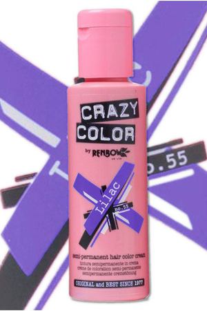 CRAZY COLOR Краска для волос, сиреневый / Crazy Color Lilac 100 мл Crazy color 002245 купить с доставкой
