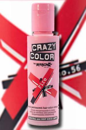 CRAZY COLOR Краска для волос, огнено-красный / Crazy Color Fire 100 мл Crazy color 002246 купить с доставкой