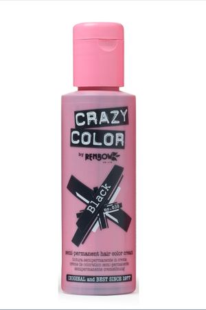 CRAZY COLOR Краска для волос, иссиня-черный / Crazy Color Blue-Black 100 мл Crazy color 002273 купить с доставкой