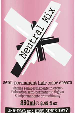 CRAZY COLOR Краска для волос, нейтральный прозрачный / Crazy Color Neutral Mix 250 мл Crazy color 002276 купить с доставкой