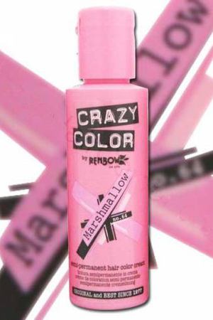 CRAZY COLOR Краска для волос, нежное суфле / Crazy Color Marshmallow 100 мл Crazy color 002280 купить с доставкой