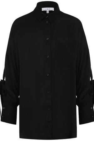 Блуза свободного кроя с бантами на рукавах Iro IRO WP18C0BI купить с доставкой
