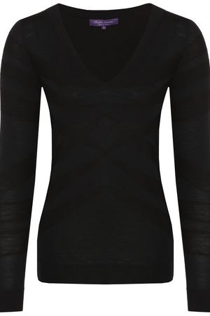 Облегающий пуловер с V-образным вырезом Ralph Lauren Ralph Lauren 919/IHG75/FHG75 купить с доставкой