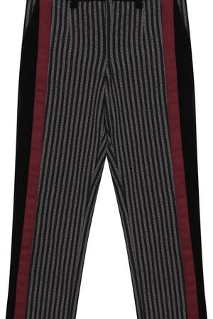 Хлопковые брюки с отделкой Dolce & Gabbana Dolce & Gabbana L42P81/FRCB0/8-14 вариант 2 купить с доставкой