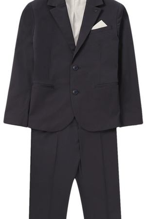 Хлопковый костюм с пиджаком на двух пуговицах Armani Junior Armani Junior  3Y4V01/4N12Z/4A-10A купить с доставкой