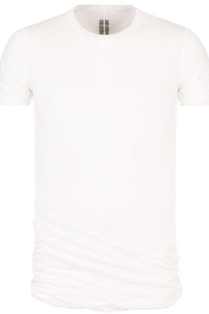 Удлиненная хлопковая футболка с круглым вырезом Rick Owens Rick Owens RU18S5256/UC вариант 2 купить с доставкой