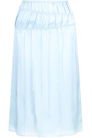 Однотонная юбка-миди с плиссировкой Helmut Lang Helmut Lang I02HW303 вариант 2 купить с доставкой
