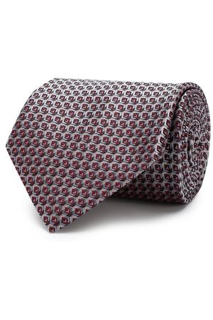 Шелковый галстук с узором Brioni Brioni 062I00/P7466 вариант 4