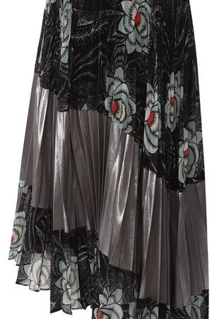 Плиссированная юбка-миди с принтом Dries Van Noten Dries Van Noten 182-10819-6094 купить с доставкой