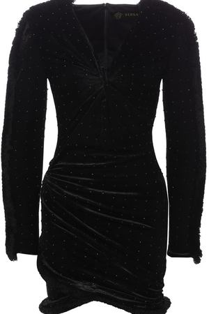 Бархатное платье с V-образным вырезом Versace Versace A80902/A225551 купить с доставкой