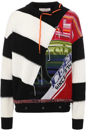 Вязаный пуловер с вышитым логотипом бренда Iceberg Iceberg 18I I2P0/A011/7338 купить с доставкой