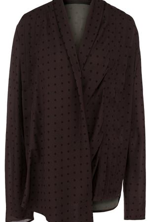 Блуза свободного кроя с V-образным вырезом Haider Ackermann Haider Ackermann 183-6006-121 купить с доставкой