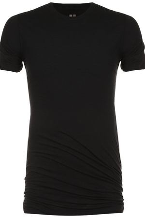 Удлиненная хлопковая футболка с круглым вырезом Rick Owens Rick Owens RU18S5256/UC вариант 2 купить с доставкой