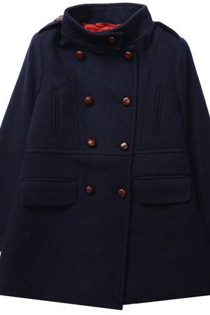 Двубортное пальто из шерсти с воротником-стойкой Oscar de la Renta Oscar De La Renta F172C802 купить с доставкой
