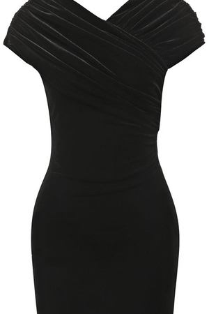 Бархатное мини-платье с драпировкой Christopher Kane Christopher Kane 531253/UFA12 купить с доставкой