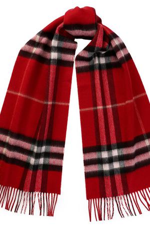 Кашемировый шарф в клетку Burberry Burberry 4050586 купить с доставкой