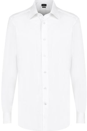 Хлопковая сорочка с итальянским воротником Ermenegildo Zegna Ermenegildo Zegna 9010639MS4PA