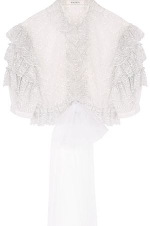 Укороченная кружевная блуза Rodarte Rodarte F1797