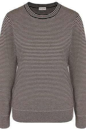 Шерстяной пуловер с круглым вырезом в полоску Dries Van Noten Dries Van Noten 182-31291-6700 купить с доставкой