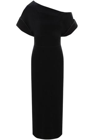 Приталенное бархатное платье с открытым плечом Christopher Kane Christopher Kane 491000/UFA12 купить с доставкой