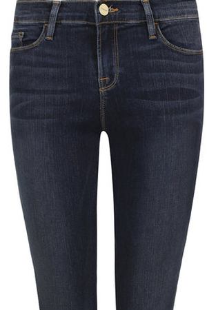 Укороченные джинсы-скинни с потертостями Frame Denim Frame LSJCH517 купить с доставкой