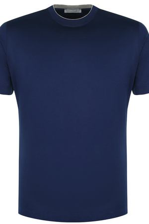 Хлопковая футболка с круглым вырезом Cortigiani Cortigiani 416607/0500 купить с доставкой