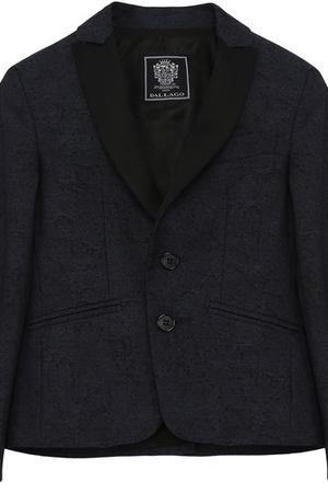 Однобортный пиджак из смеси хлопка и шерсти Dal Lago Dal Lago N058R/8408/3-6 вариант 2 купить с доставкой