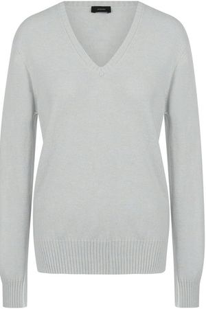 Однотонный кашемировый пуловер с V-образным вырезом Joseph Joseph JF000966 купить с доставкой