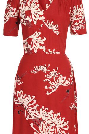 Приталенное мини-платье с цветочным принтом MCQ McQ by Alexander McQueen 490869/RKB02 купить с доставкой