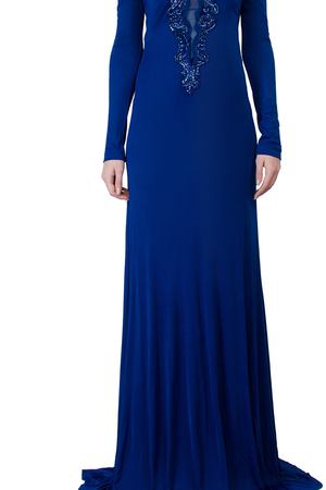 Платье Roberto Cavalli Roberto Cavalli WPR935/JE037/синий купить с доставкой