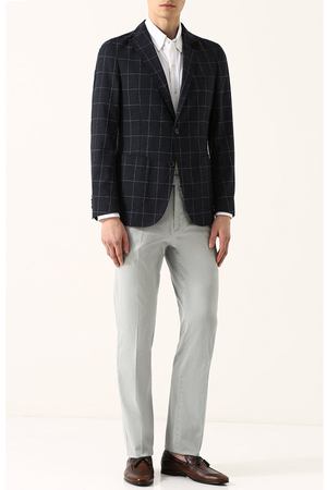 Хлопковые брюки прямого кроя Kiton Kiton UFPP791J06P7702000 вариант 3