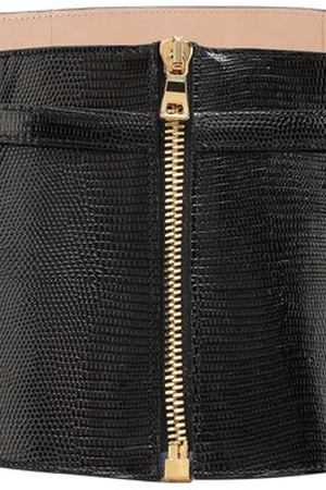 Корсетный кожаный ремень с и металлическими элементами Balmain Balmain 119786/354P купить с доставкой