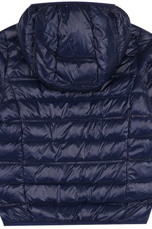 Пуховая куртка с капюшоном и логотипом бренда Ea 7 EA7 Emporio Armani 3ZBB34/BN29Z вариант 2 купить с доставкой
