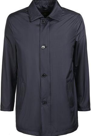 Шелковая удлиненная куртка  Enrico Mandelli Enrico Mandelli a5t549 3602 891 Синий вариант 2 купить с доставкой