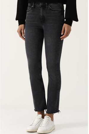 Укороченные расклешенные джинсы с потертостями MiH Jeans Mih Jeans W1901101CPY купить с доставкой