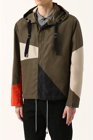 Утепленная куртка на молнии с капюшоном Lanvin Lanvin RM0U0011P18 купить с доставкой