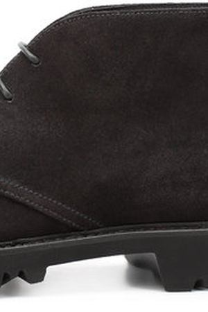Замшевые ботинки на шнуровке Giorgio Armani Giorgio Armani X2M164/XAT13 купить с доставкой