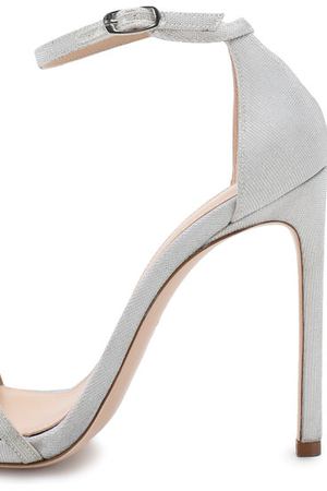 Текстильные босоножки Nudist на шпильке Stuart Weitzman Stuart Weitzman XL20539 вариант 2