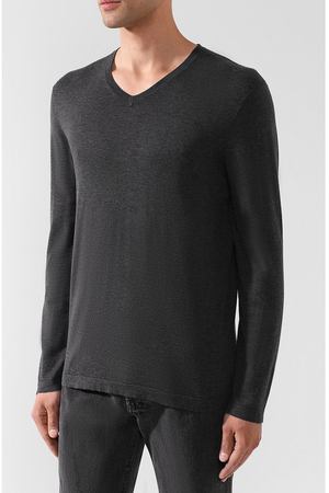 Однотонный хлопковый пуловер James Perse James Perse MFGC3189 купить с доставкой