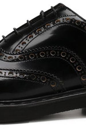 Кожаные оксфорды на шнуровке с брогированием Premiata Premiata 31116/NATURA купить с доставкой