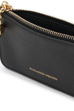 Кожаный футляр для кредитных карт с отделением на молнии Alexander McQueen Alexander McQueen 501022/BPT0G