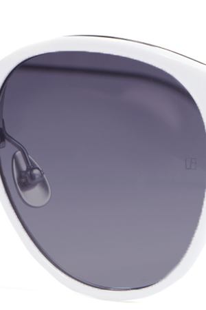 Солнцезащитные очки Linda Farrow Linda Farrow lfl251c62sun Белый купить с доставкой