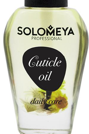 SOLOMEYA Масло с витаминами для кутикулы и ногтей Жасмин и хлопок / Cuticle Oil Jasmine and Cotton 14 мл Solomeya 14-1820 купить с доставкой