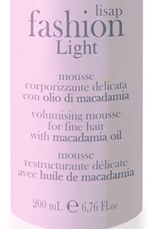 LISAP MILANO Мусс для придания объема и блеска волосам / Volumizing Mousse FASHION LIGHT 200 мл Lisap Milano 170958000