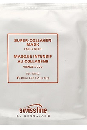 SWISS LINE Маска для лица и шеи Супер коллаген / Super-Collagen Face & Neck Mask 40 мл Swiss Line 1091R