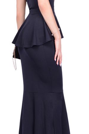 Платье Francesca Lucini F0715-3 ТЕМНО-СИНИЙ купить с доставкой
