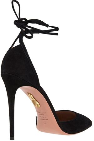 Замшевые туфли Heart Breaker Pump 105 Aquazzura 97547286 купить с доставкой