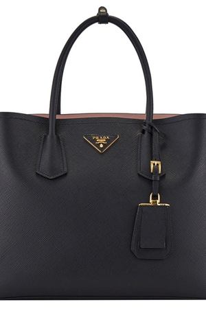 Кожаная сумка Double Bag Prada 4049814 купить с доставкой