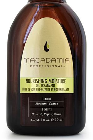 MACADAMIA PROFESSIONAL Уход восстанавливающий с маслом арганы и макадамии / Nourishing Moisture oil Treatment 30 мл Macadamia 400101