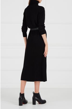 Черное платье из шерстяного трикотажа Addicted 173365784 вариант 3 купить с доставкой